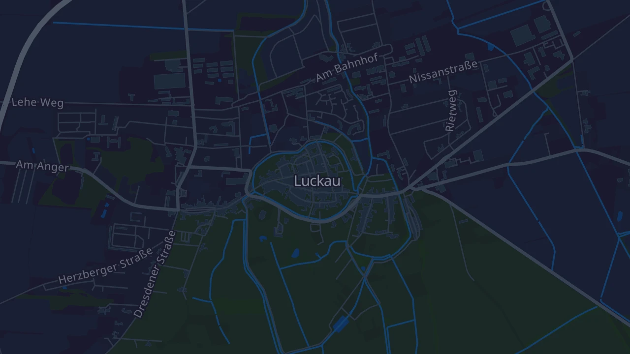 Karte von Luckau