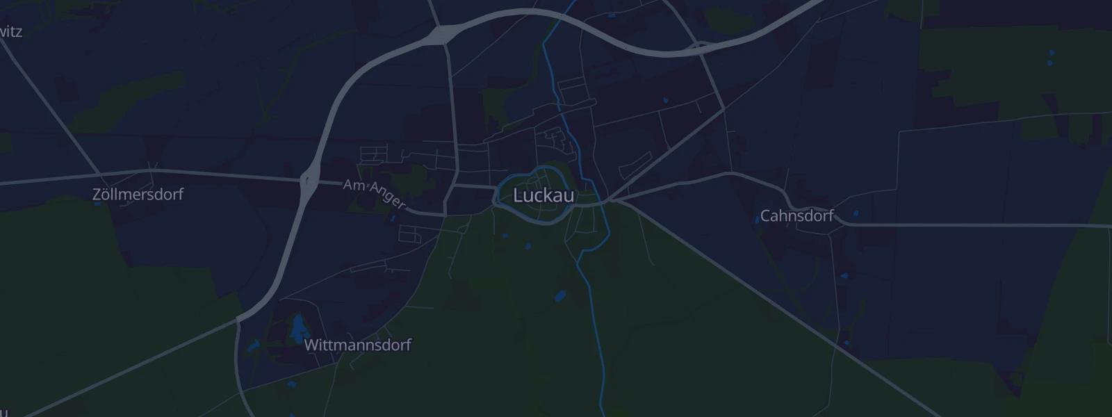 Karte von Luckau