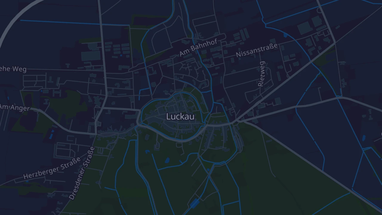 Karte von Luckau