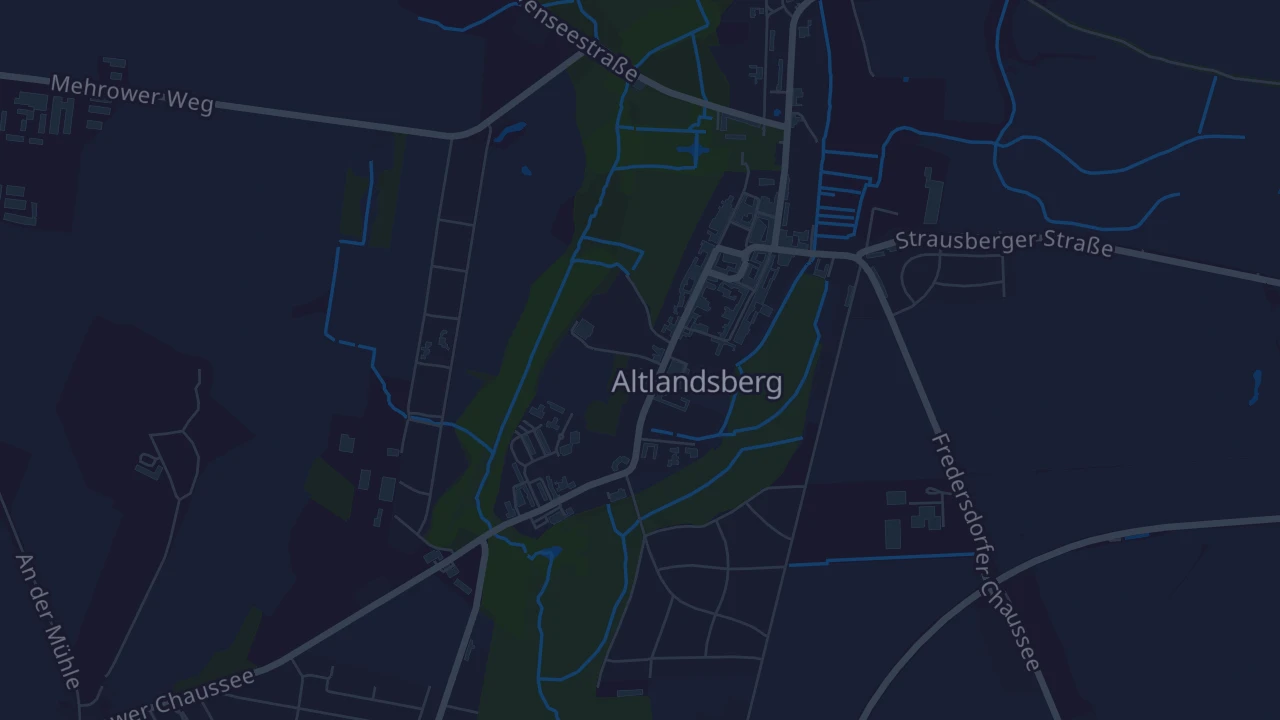 Karte von Altlandsberg