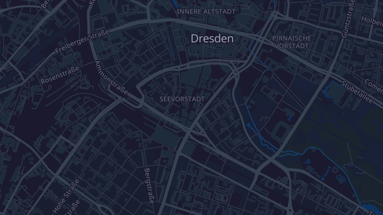 Karte von Dresden