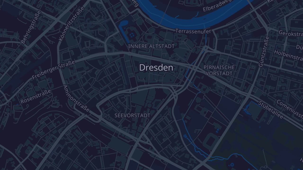 Karte von Dresden