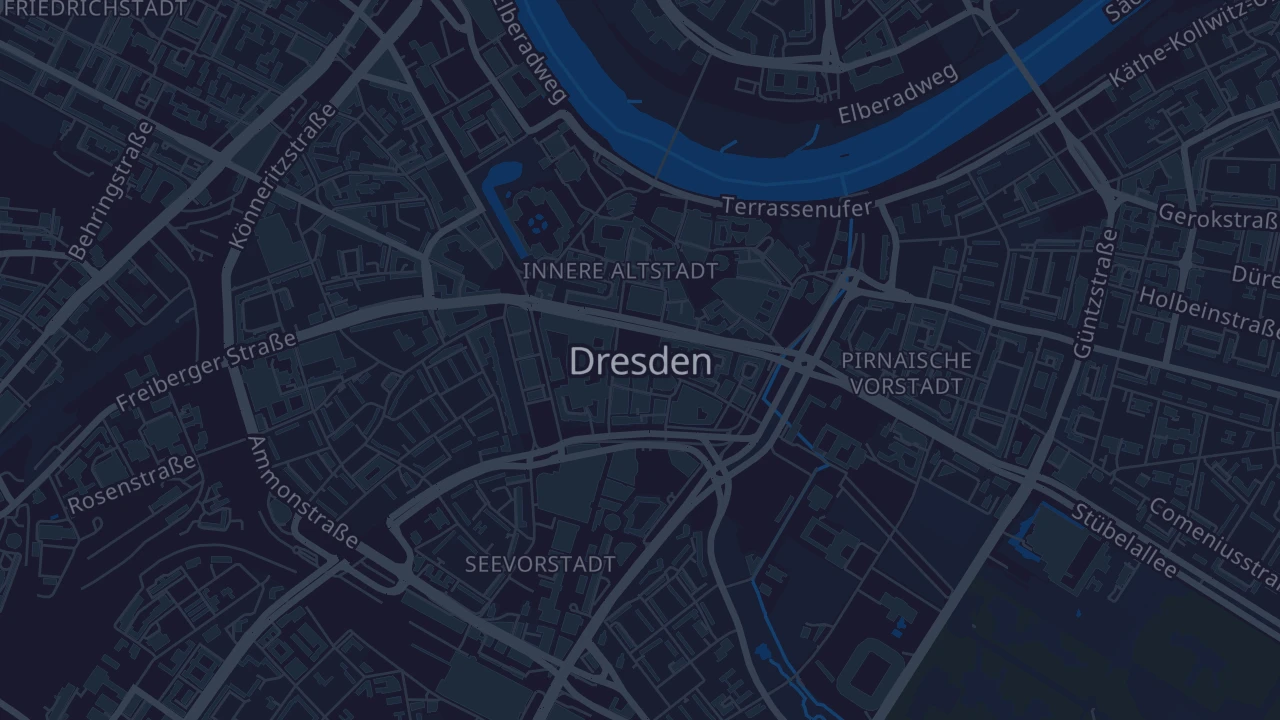 Karte von Dresden