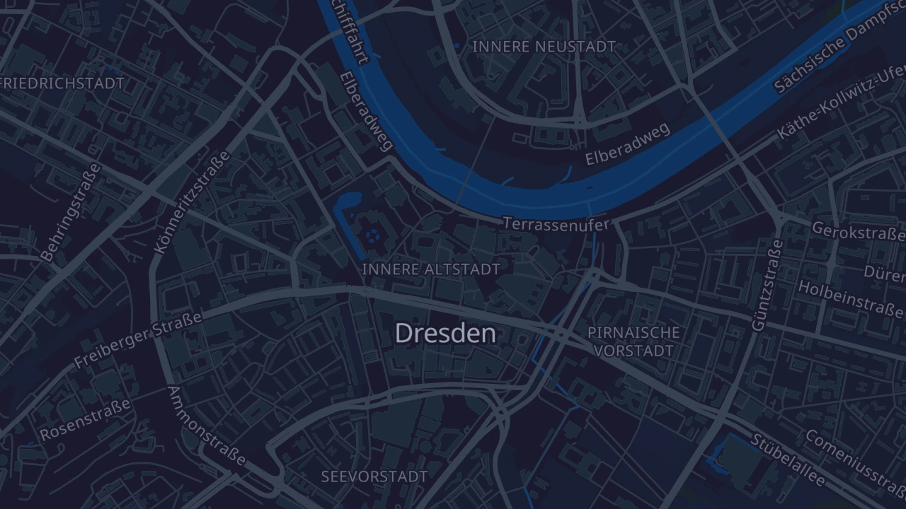 Karte von Dresden