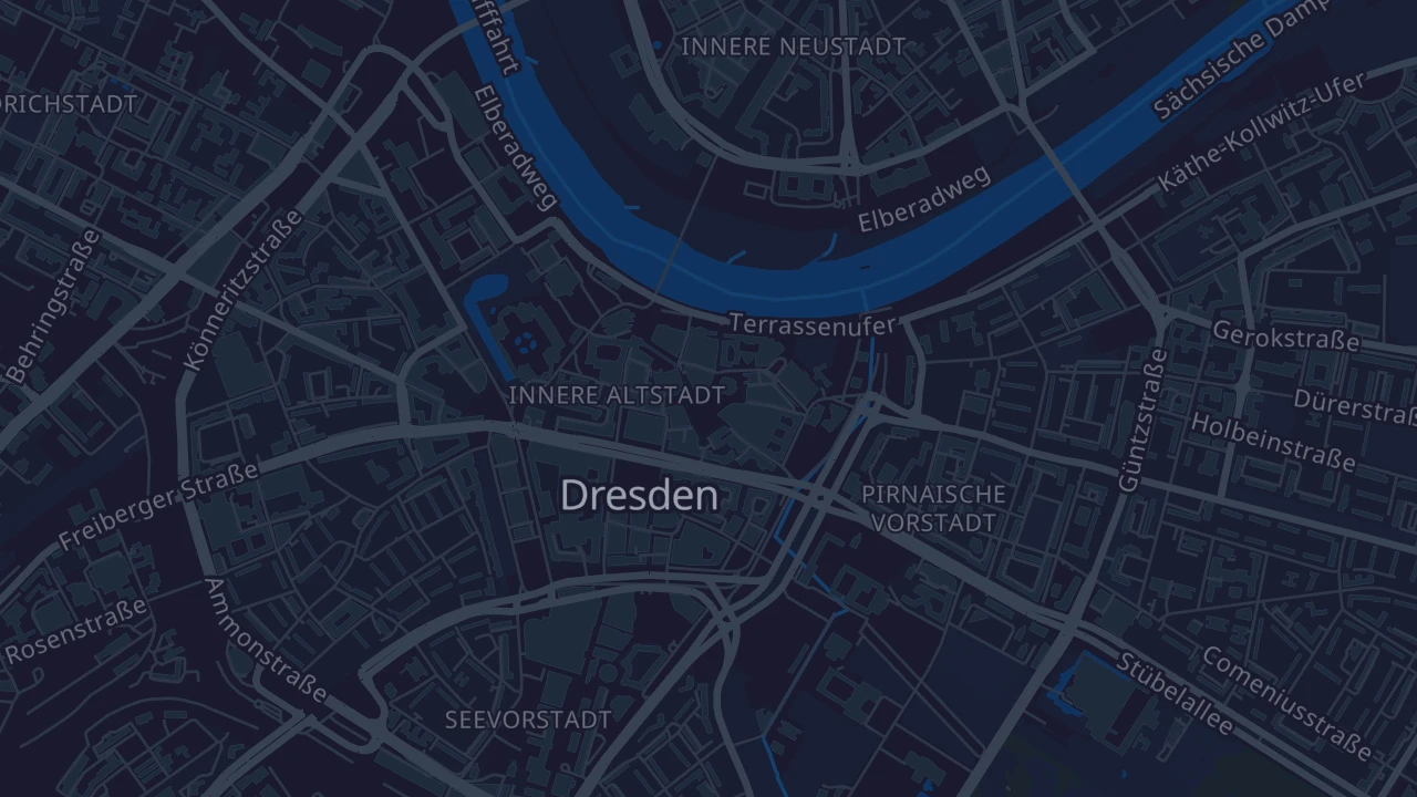 Karte von Dresden