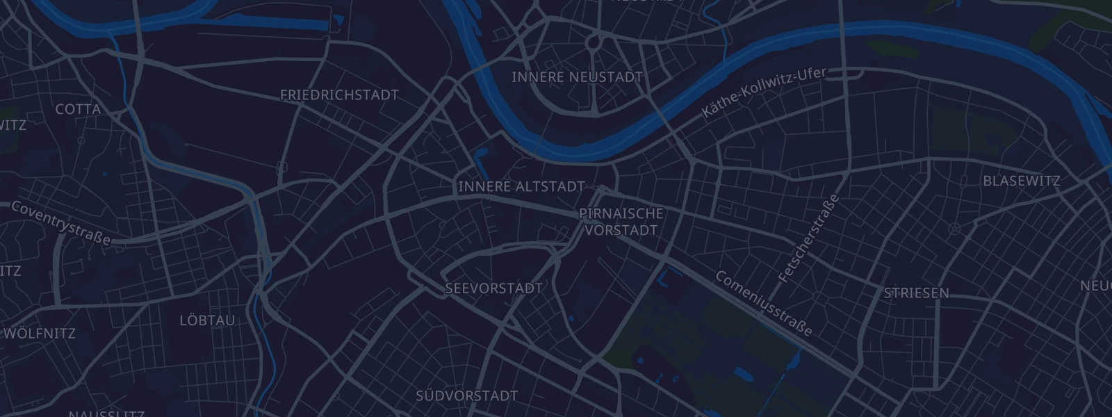 Karte von Dresden