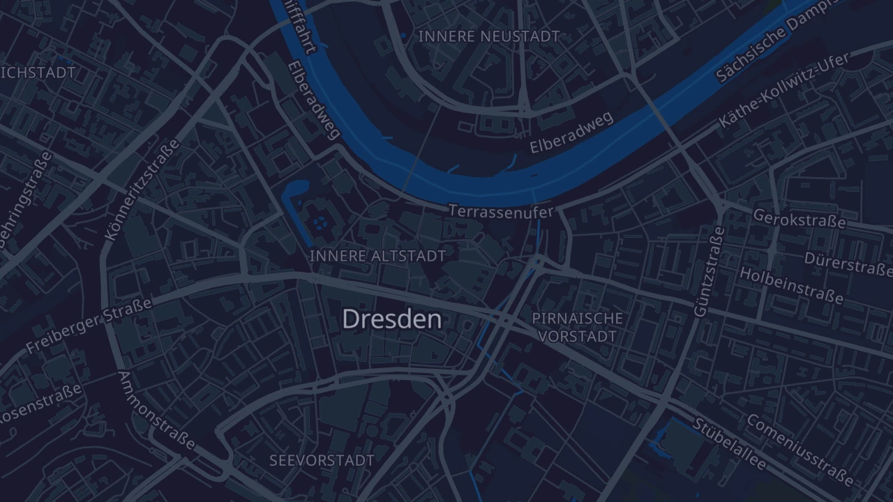 Karte von Dresden