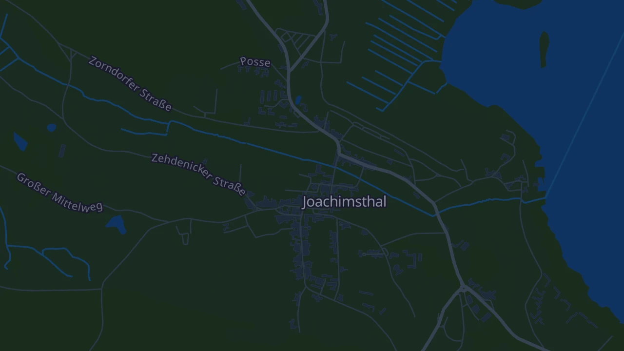Karte von Joachimsthal