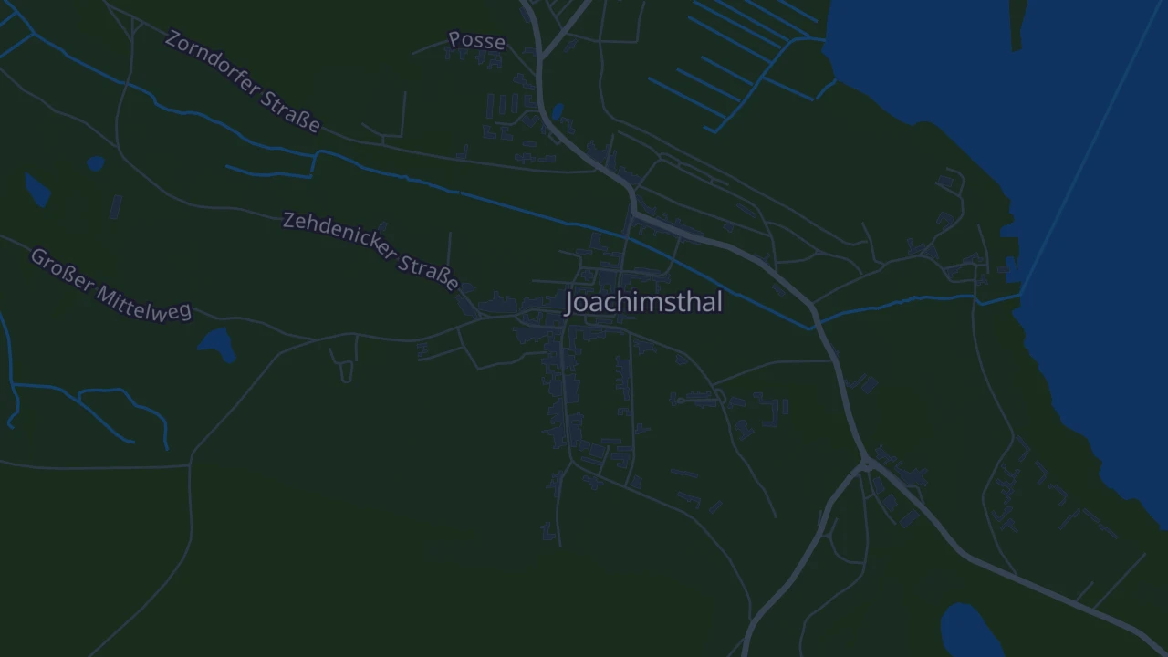 Karte von Joachimsthal