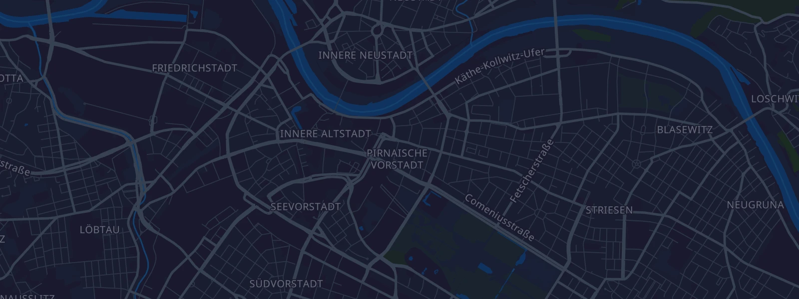 Karte von Dresden