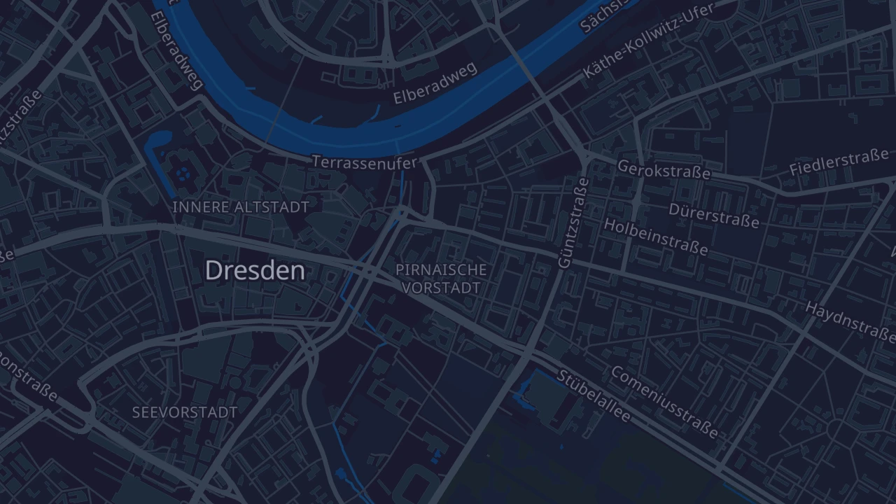 Karte von Dresden
