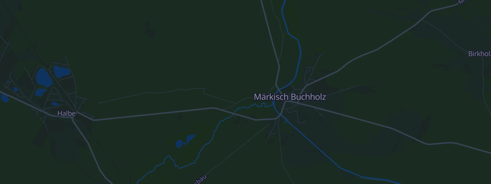 Karte von Halbe