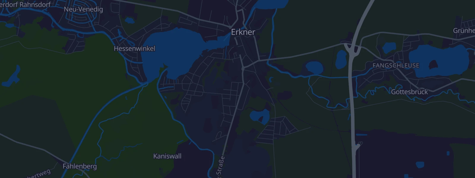 Karte von Erkner