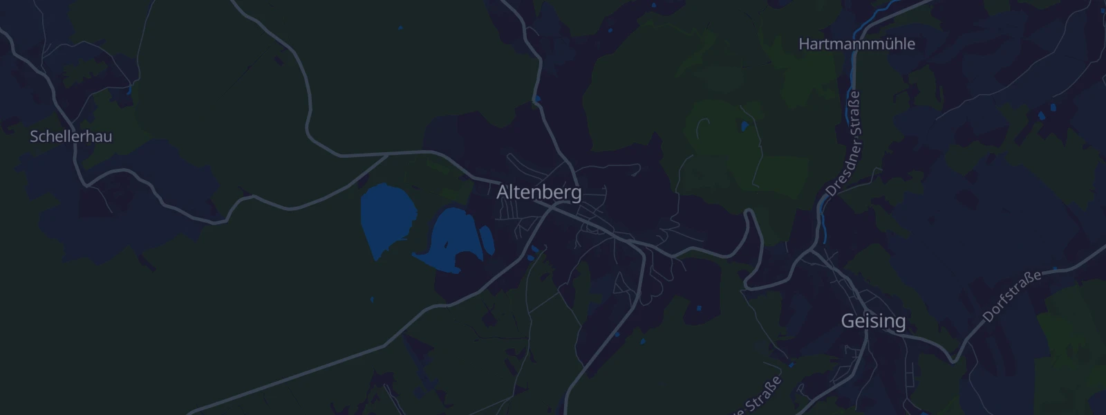 Karte von Altenberg