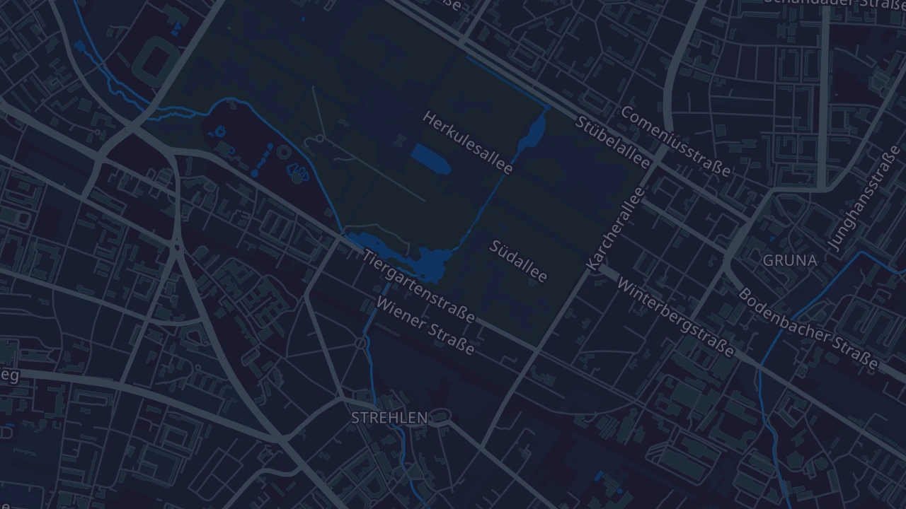 Karte von Dresden