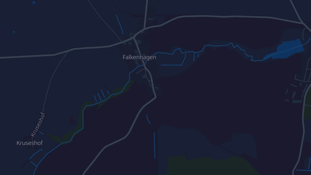 Karte von Nordwestuckermark