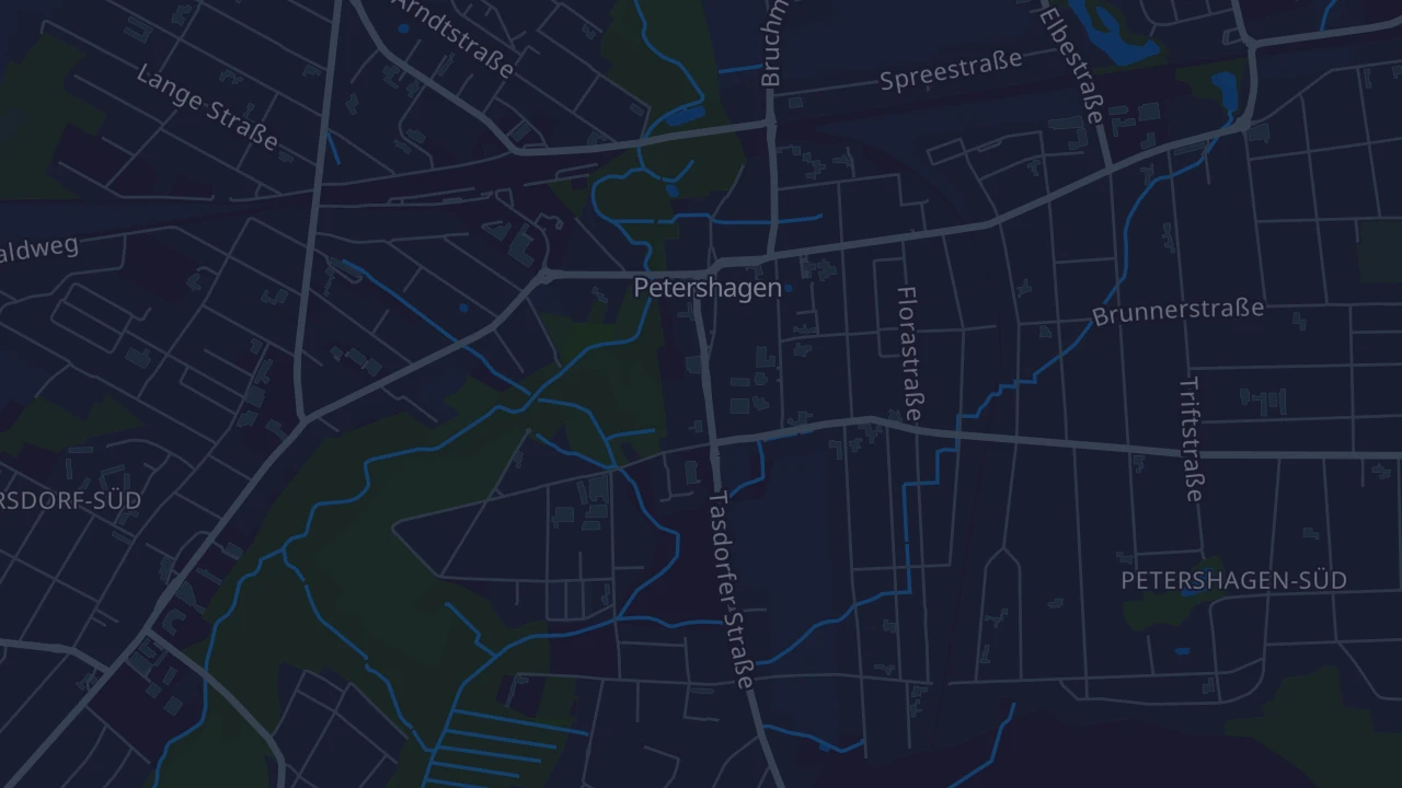 Karte von Petershagen/Eggersdorf