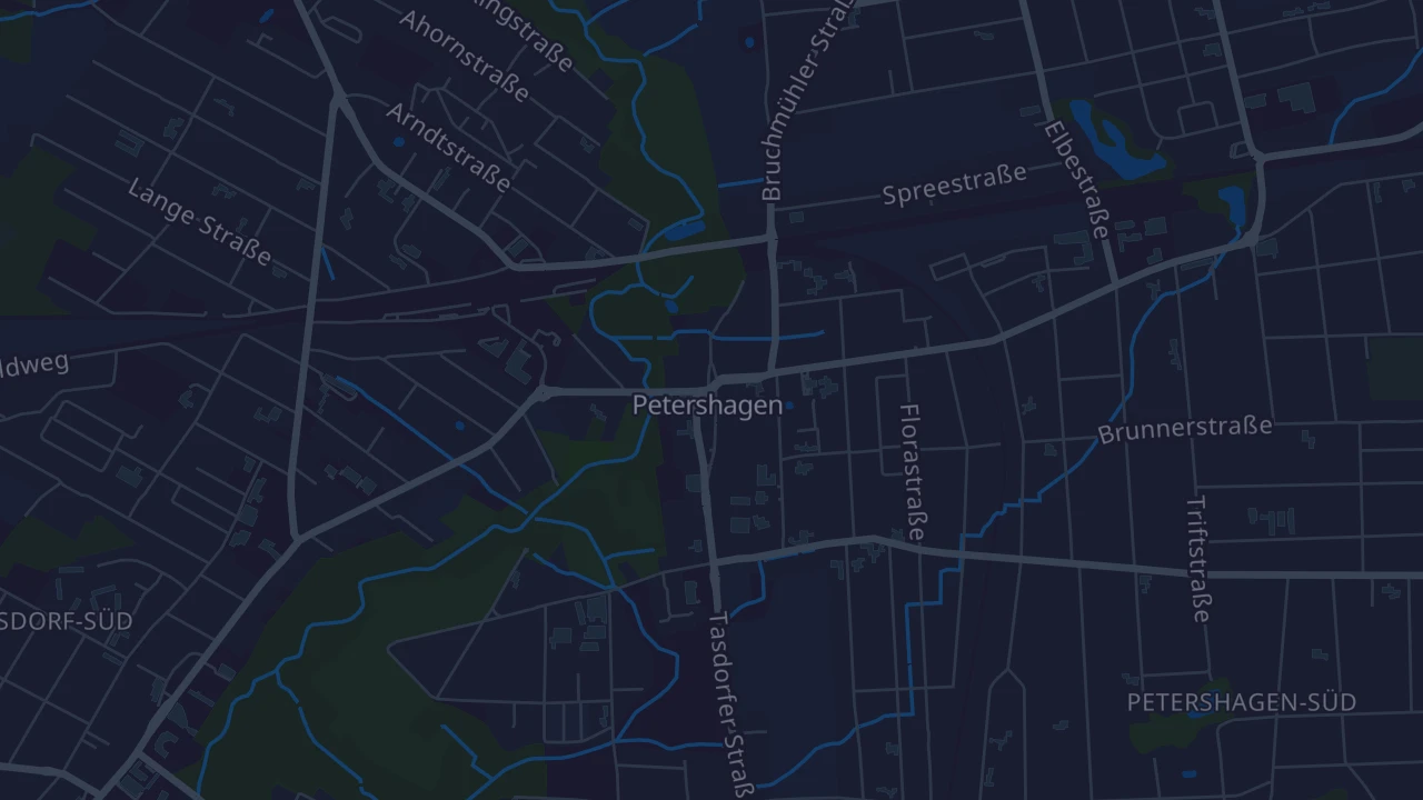 Karte von Petershagen/Eggersdorf