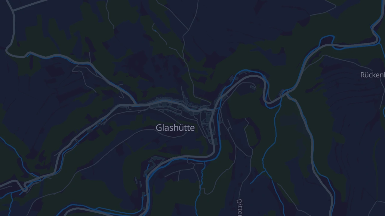 Karte von Glashütte