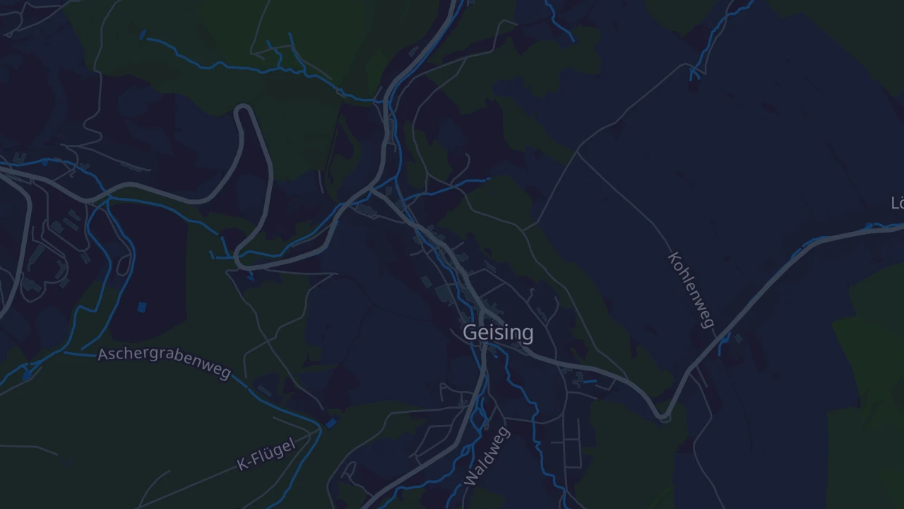 Karte von Geising