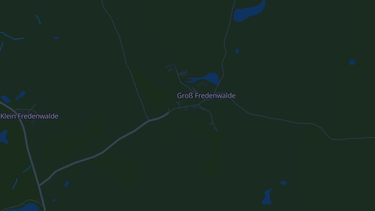 Karte von Groß Fredenwalde