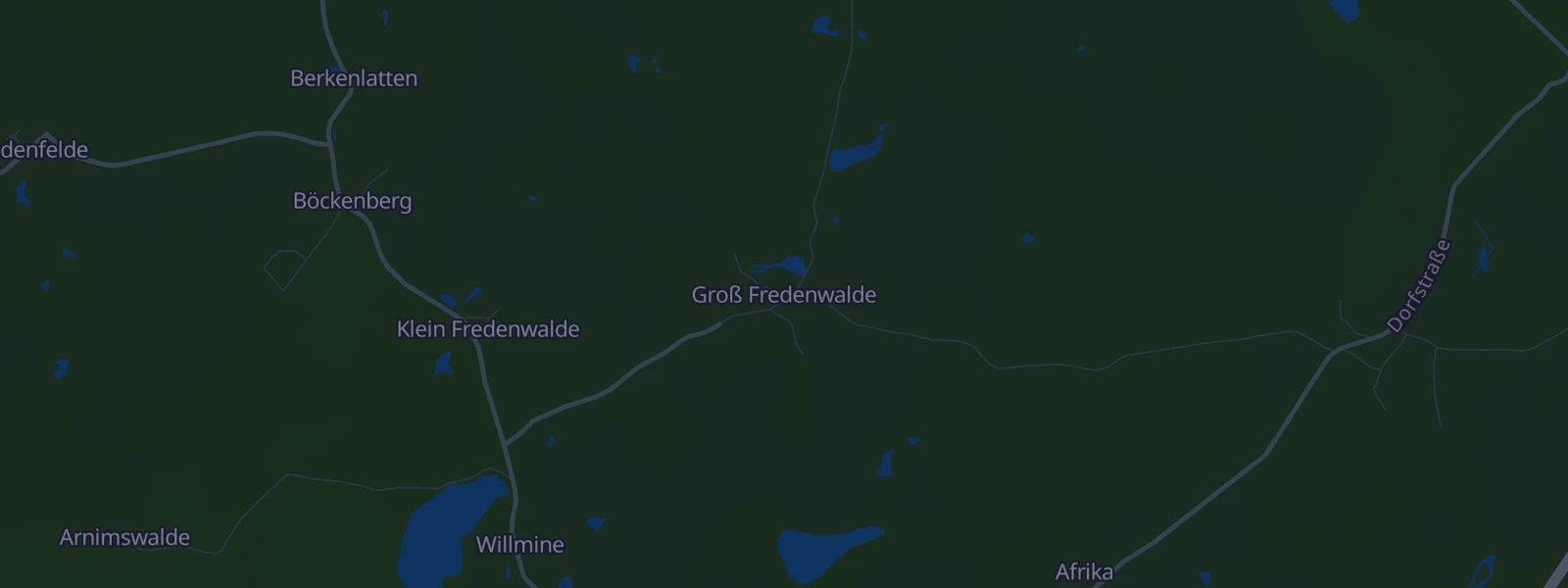 Karte von Groß Fredenwalde