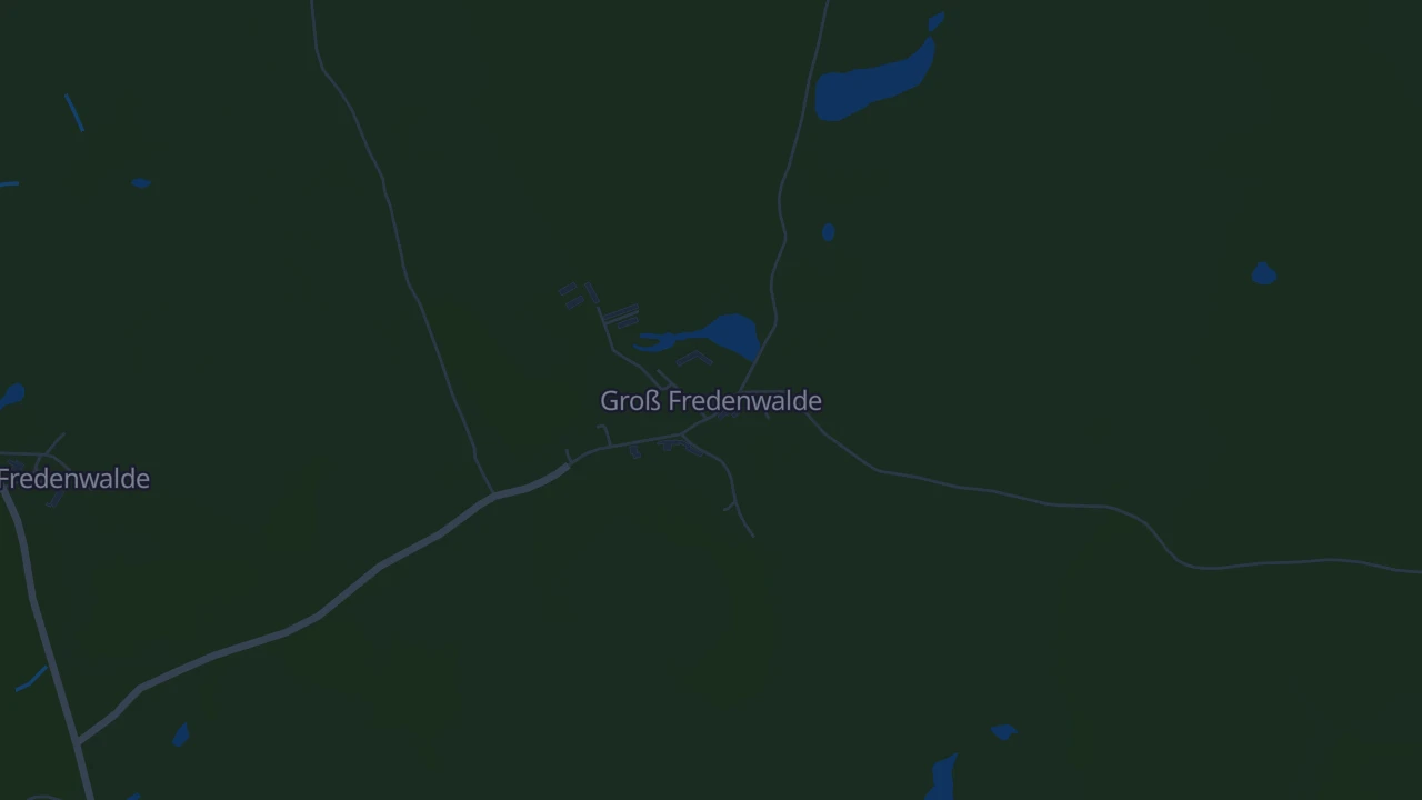 Karte von Groß Fredenwalde