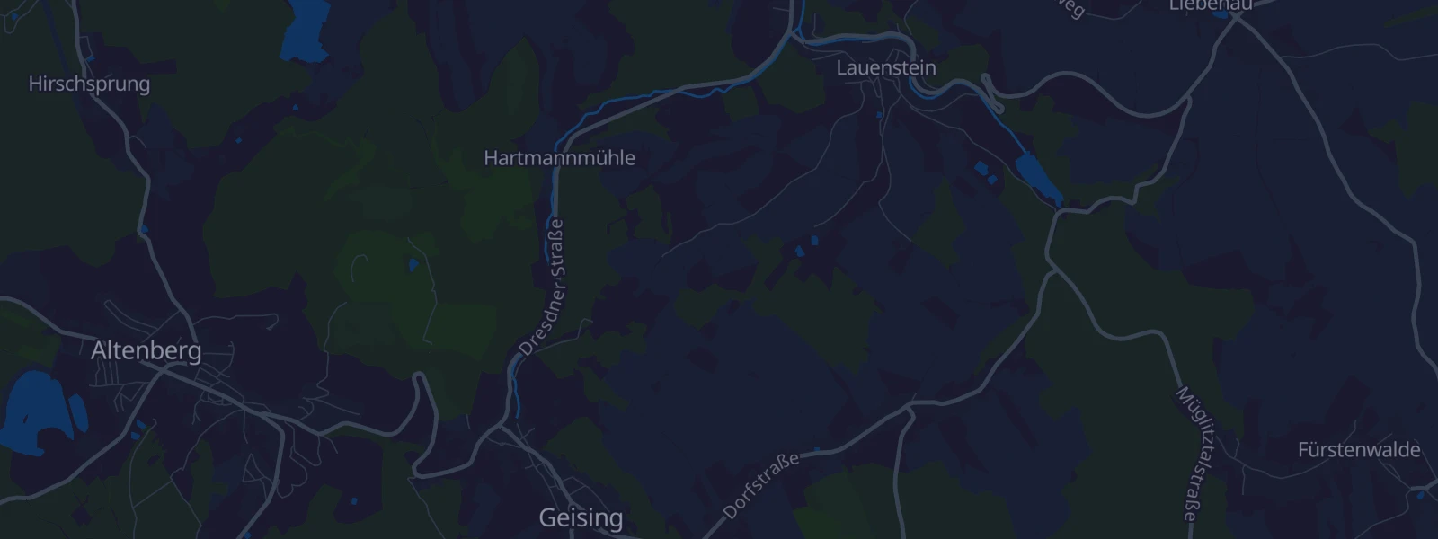 Karte von Geising