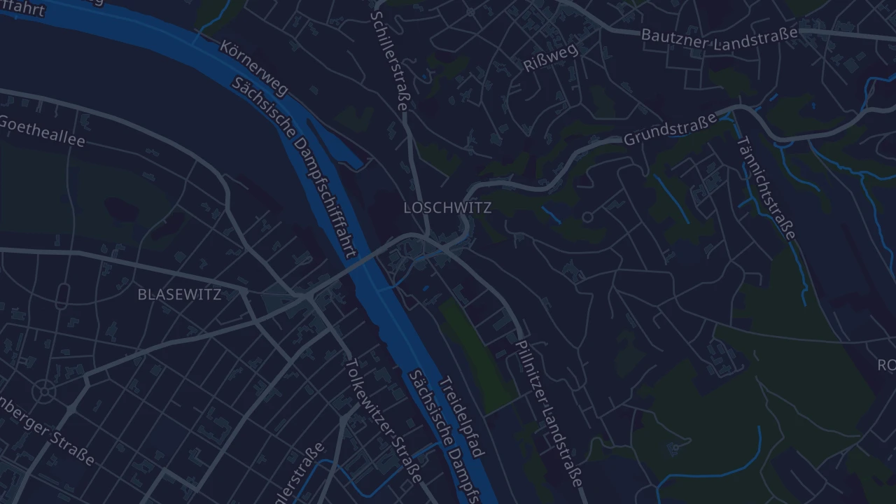 Karte von Dresden