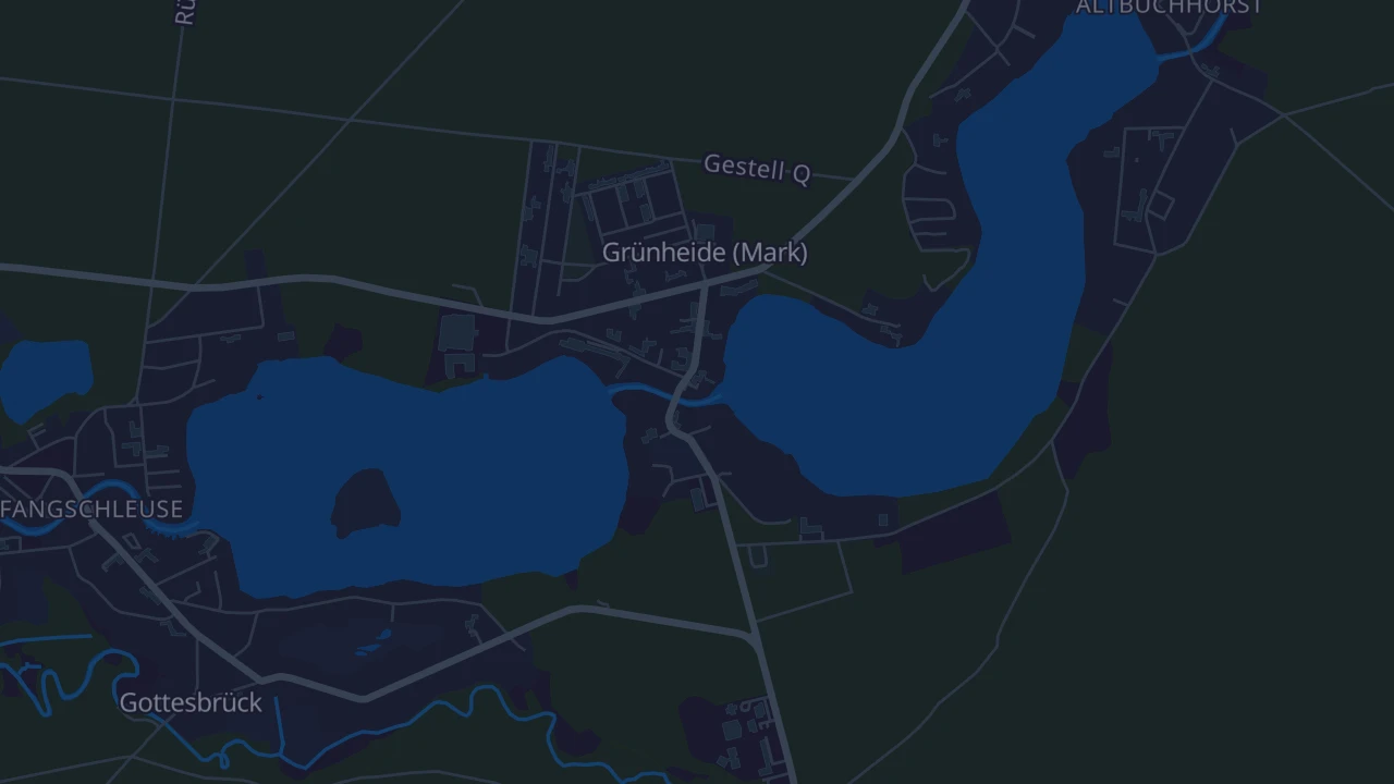 Karte von Grünheide (Mark)