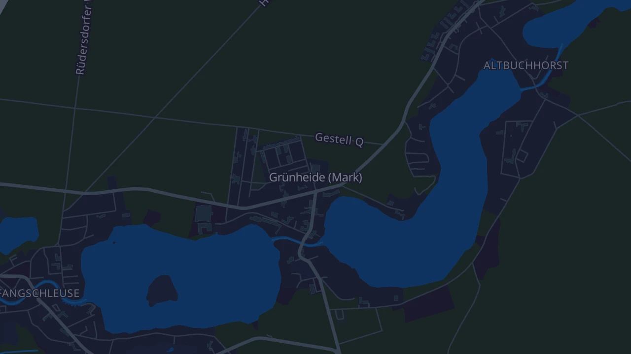 Karte von Grünheide (Mark