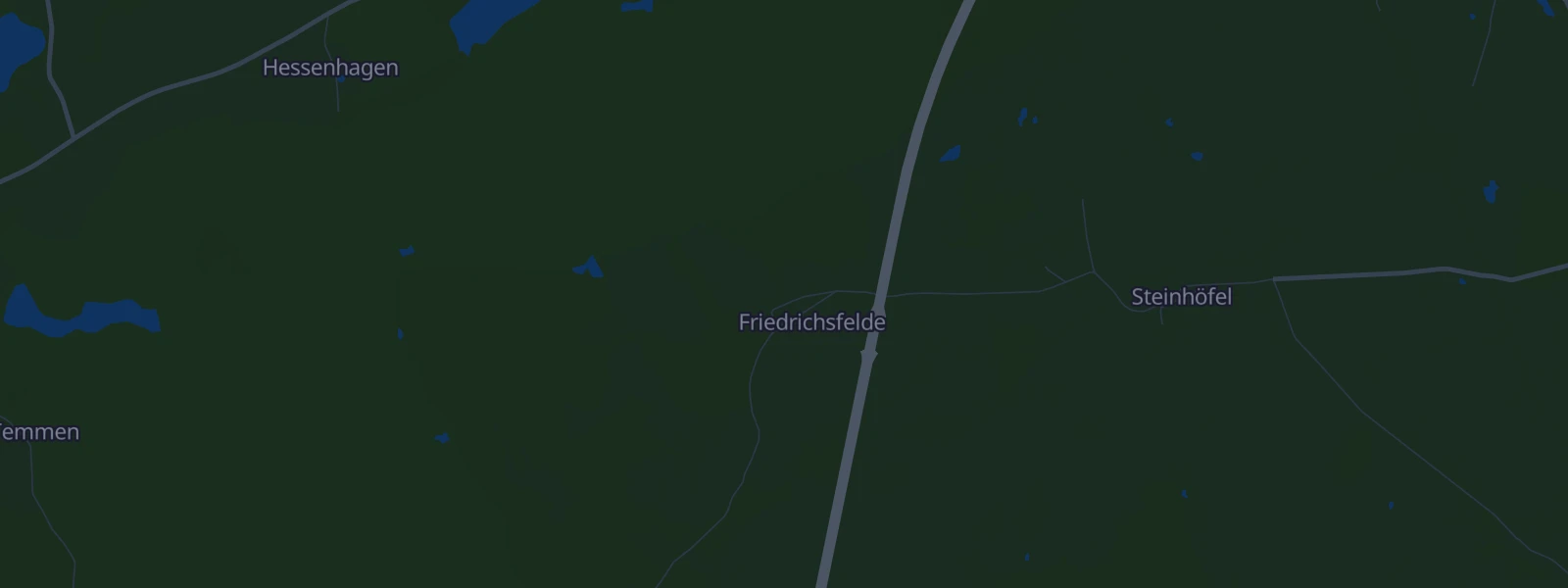 Karte von Steinhöfel