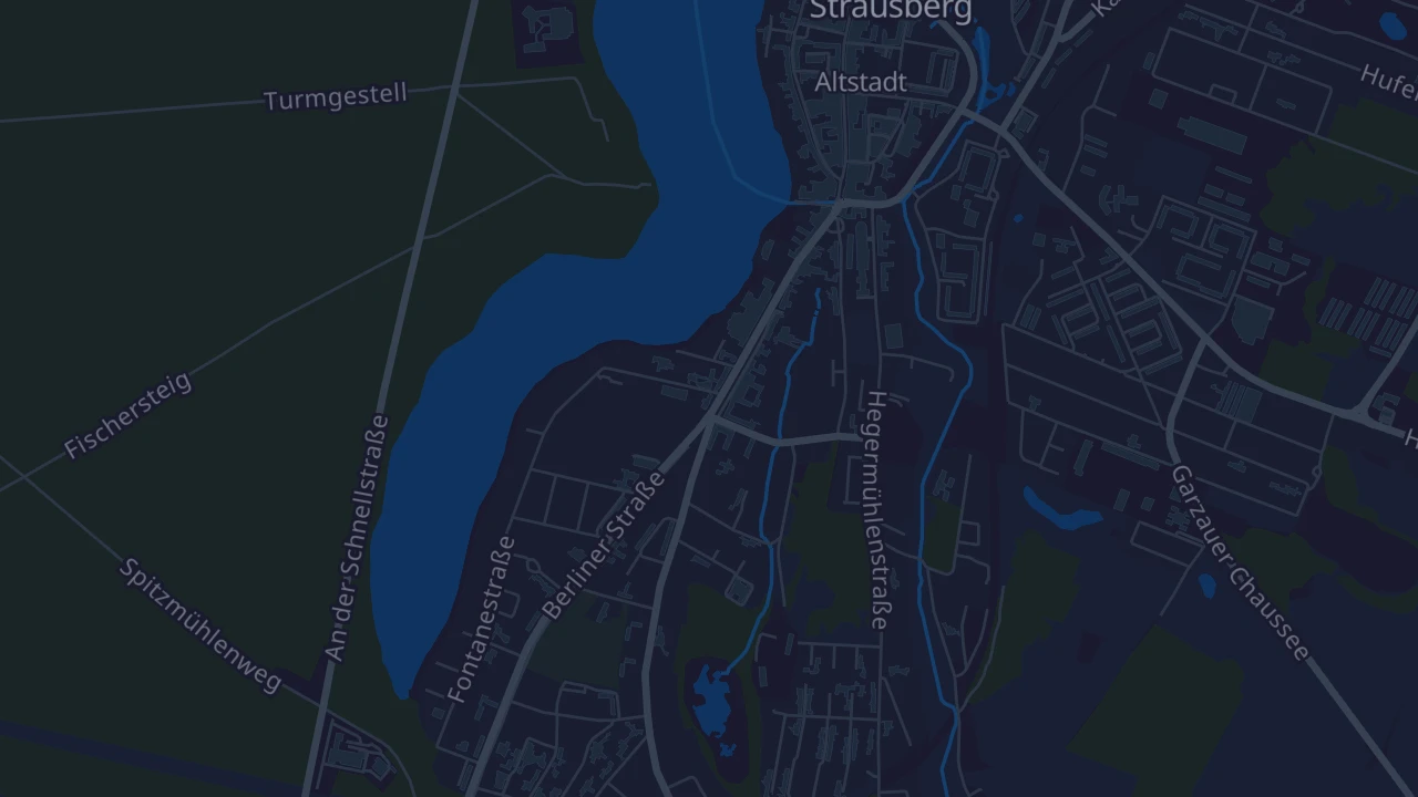 Karte von Strausberg
