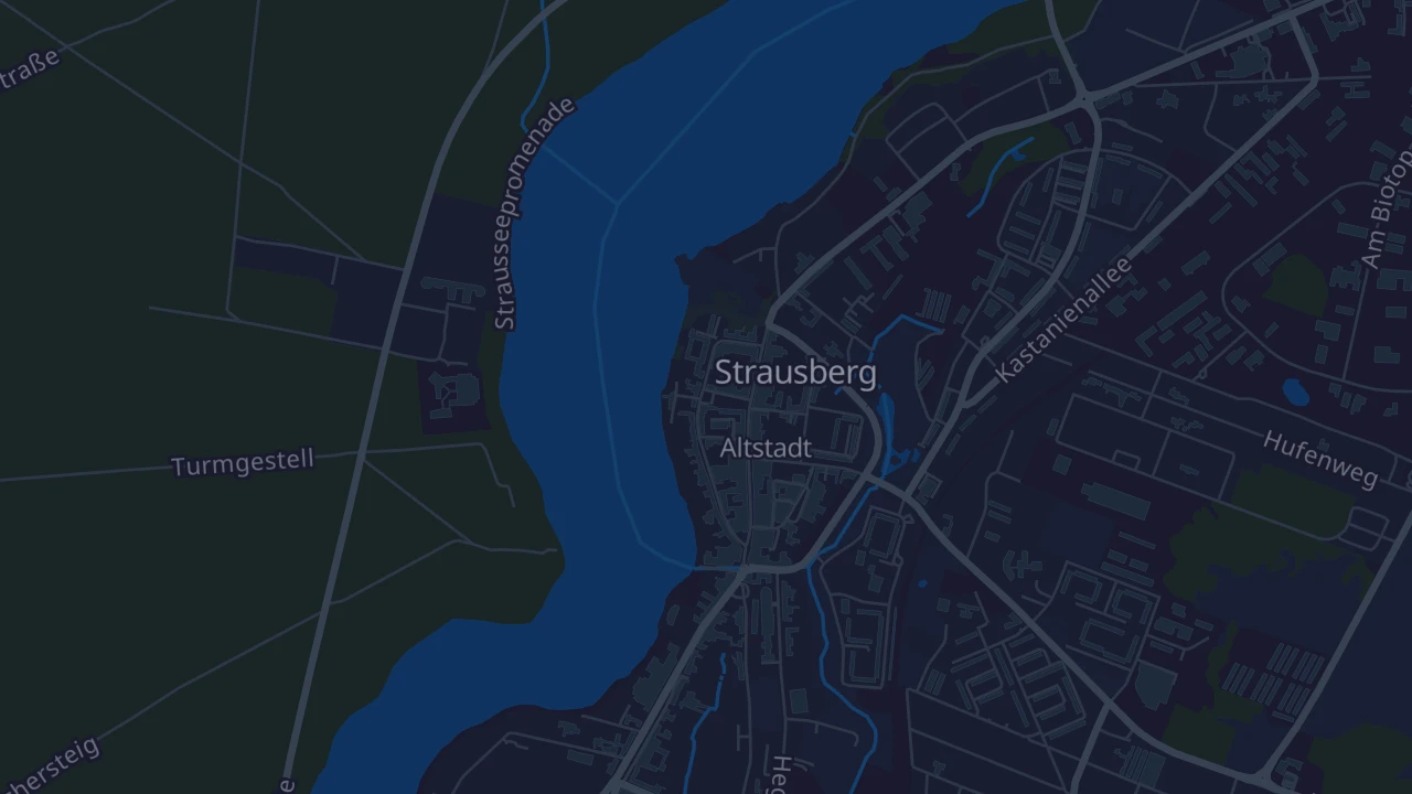 Karte von Strausberg