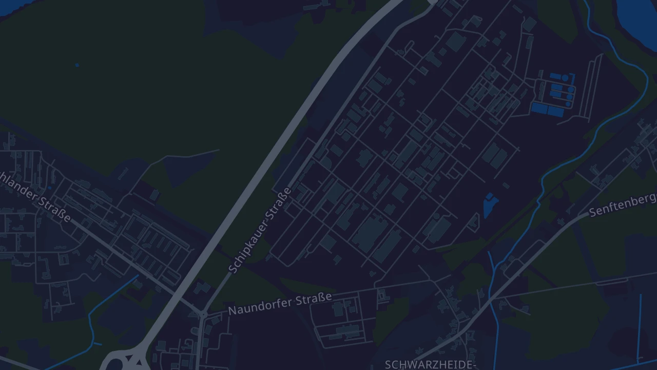 Karte von Schwarzheide