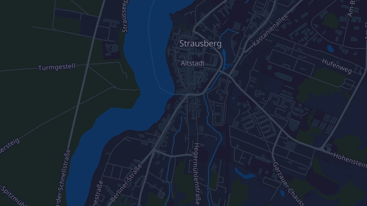 Karte von Strausberg