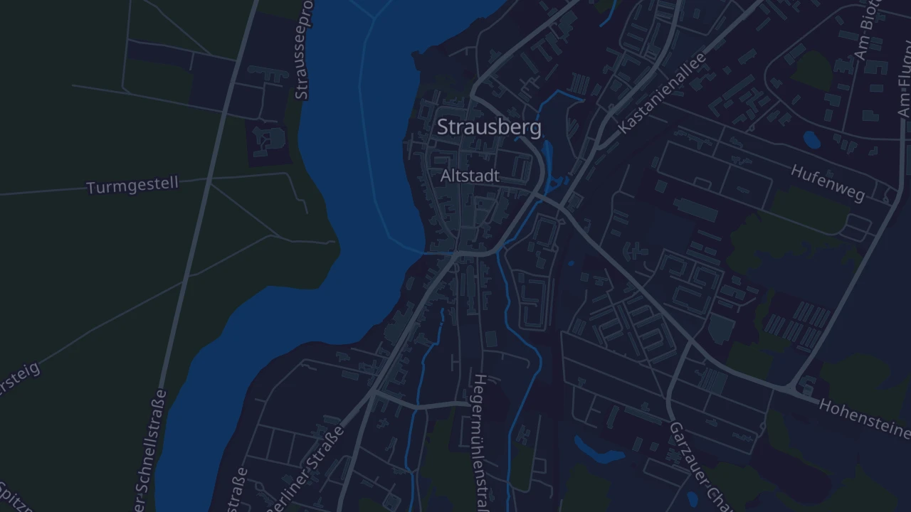Karte von Strausberg