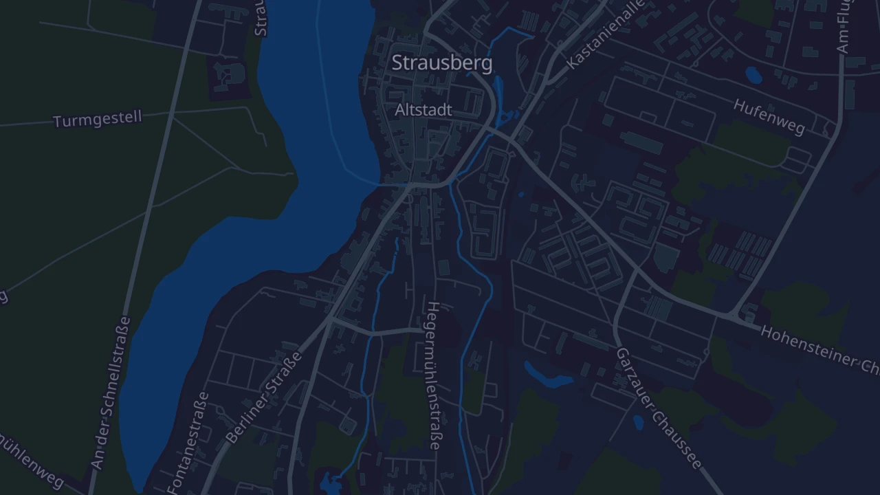Karte von Strausberg