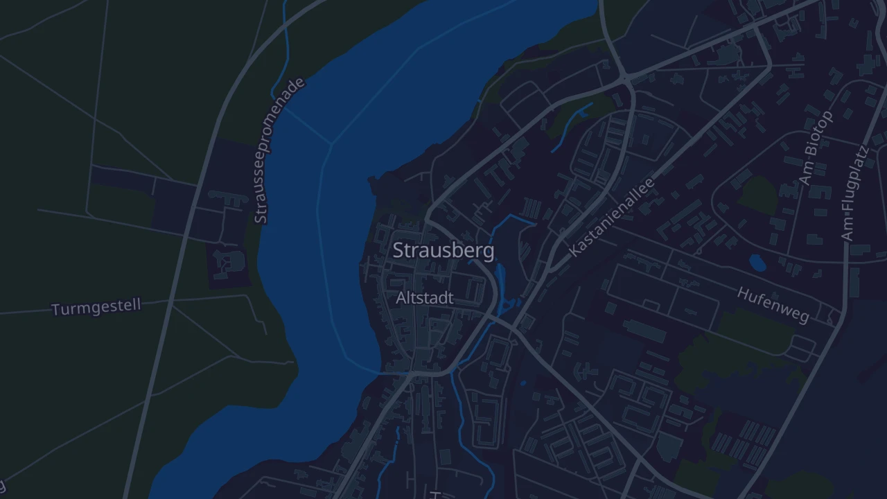 Karte von Strausberg