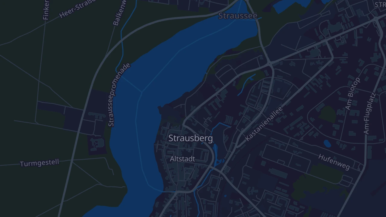 Karte von Strausberg