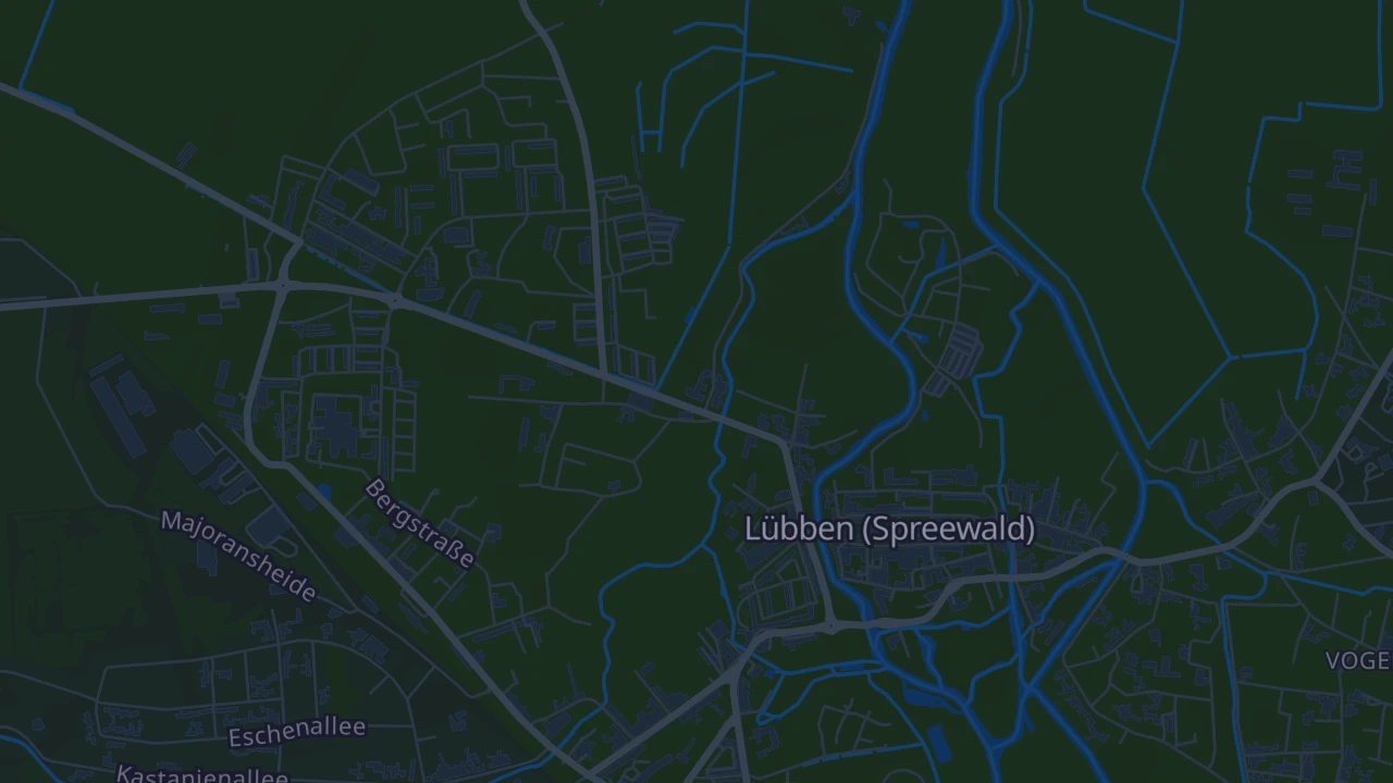 Karte von Lübben