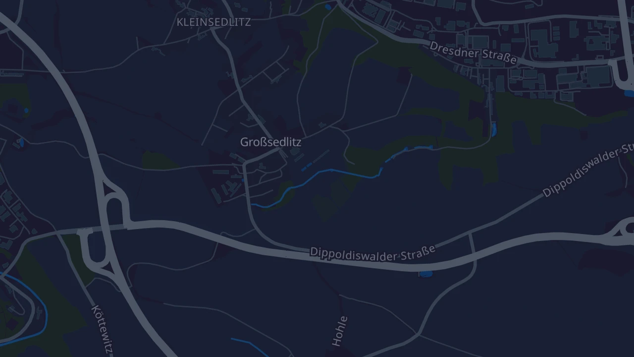Karte von Heidenau