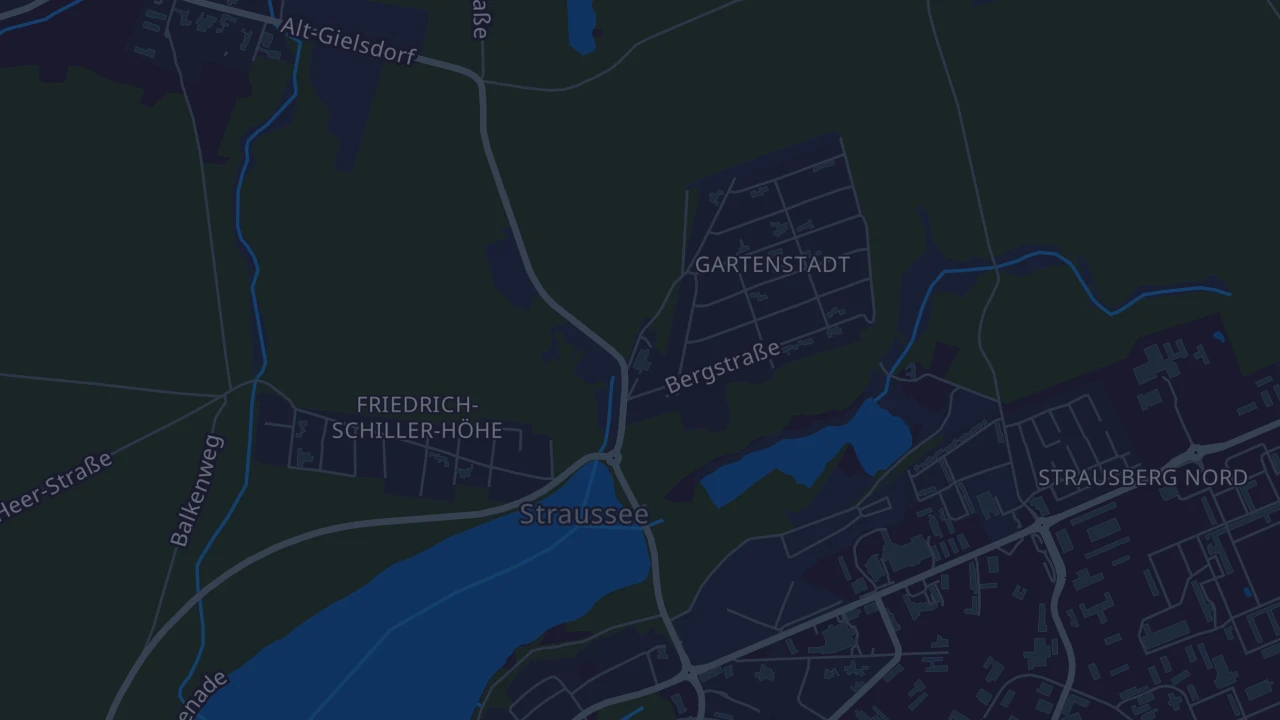 Karte von Strausberg