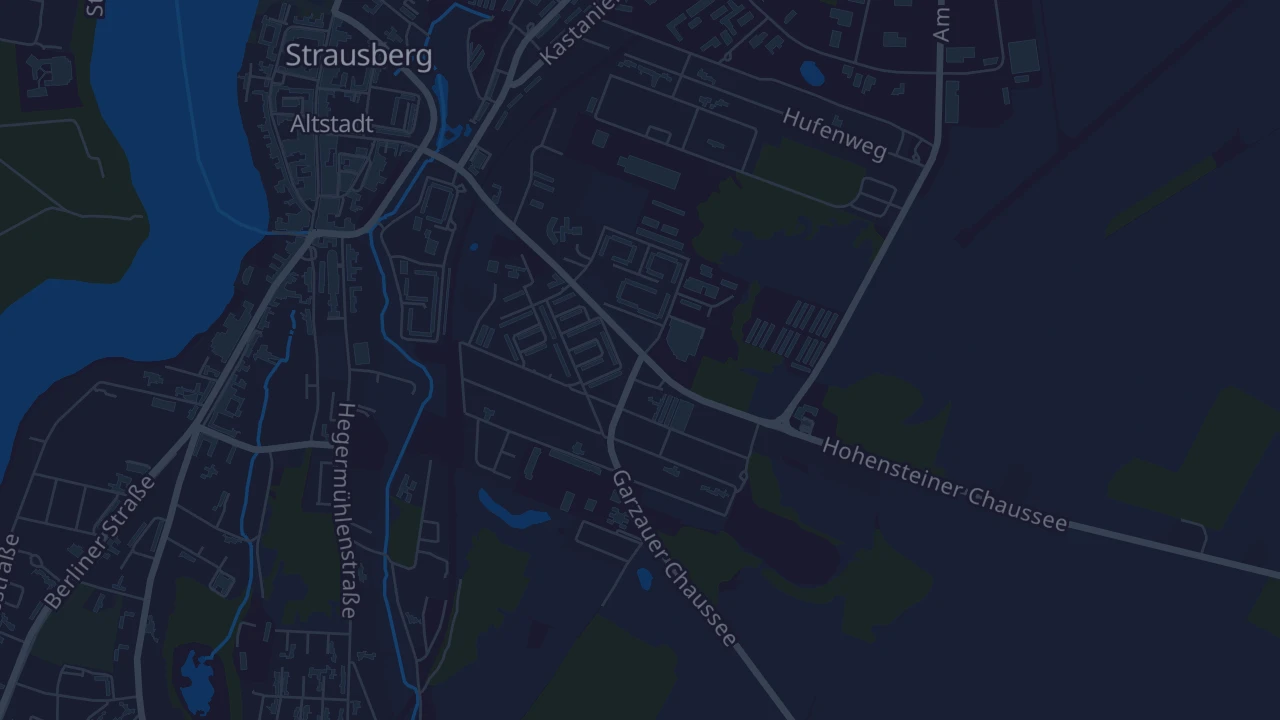 Karte von Strausberg
