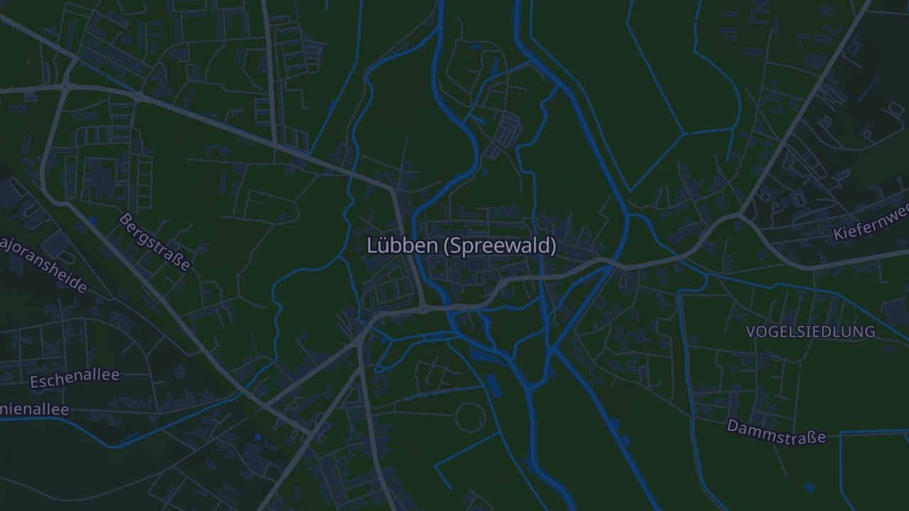 Karte von Lübben