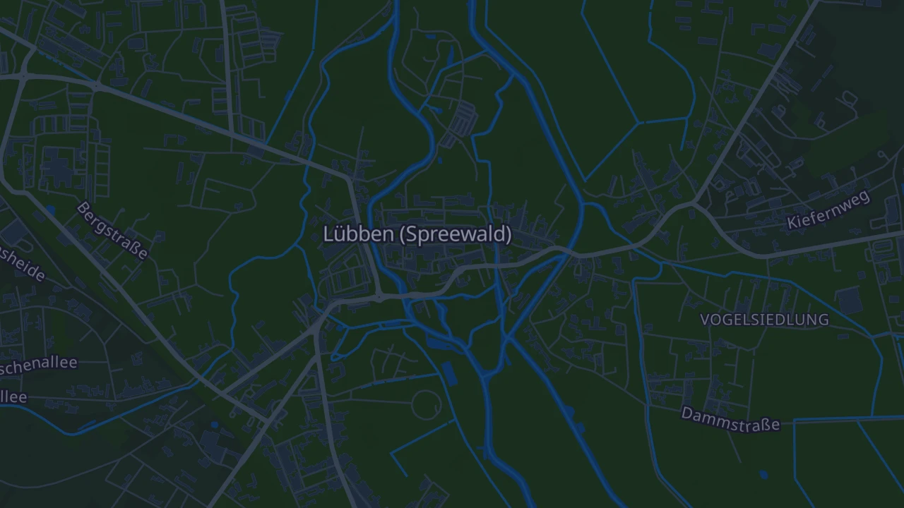 Karte von Lübben
