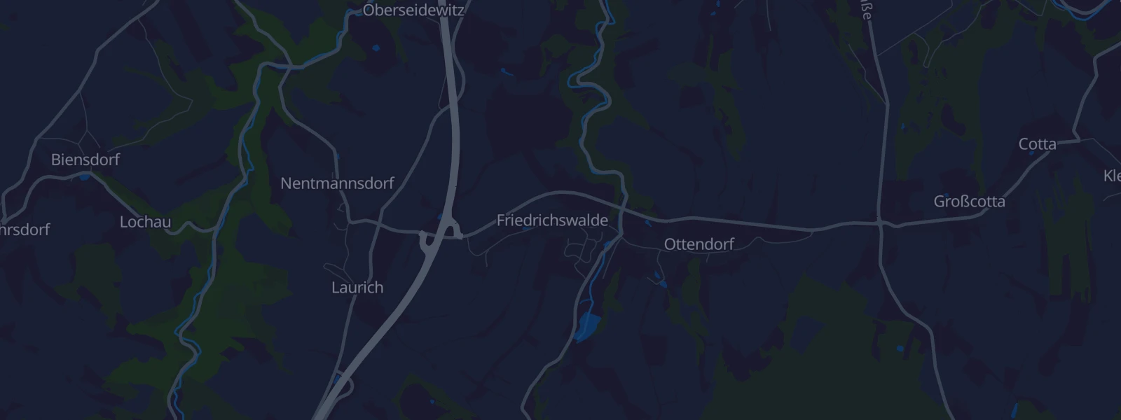 Karte von Friedrichswalde