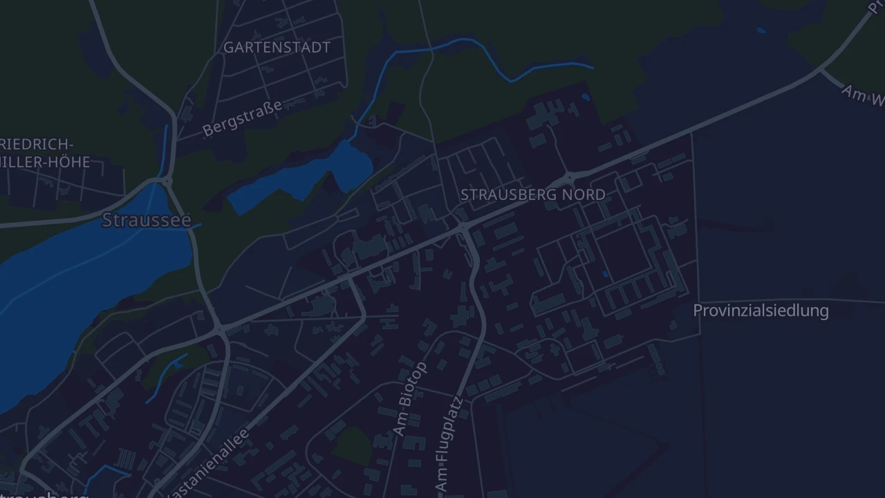 Karte von Strausberg