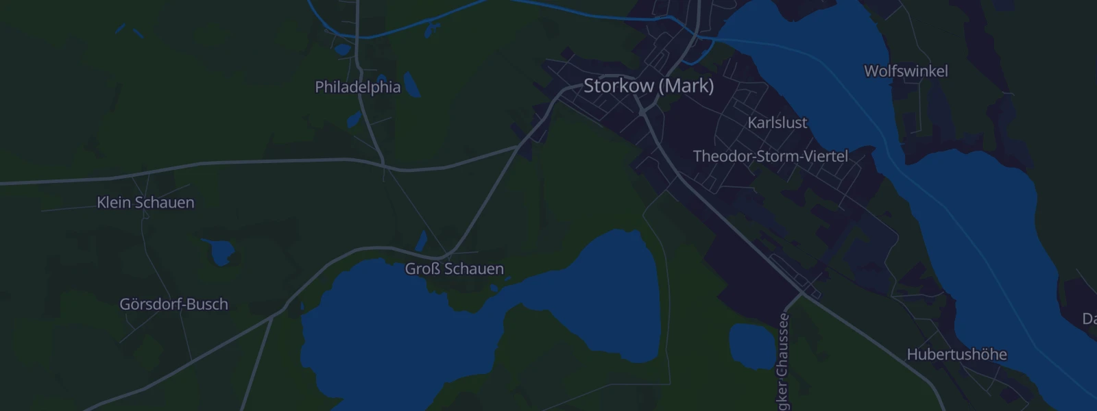 Karte von Storkow (Mark) Groß Schauen