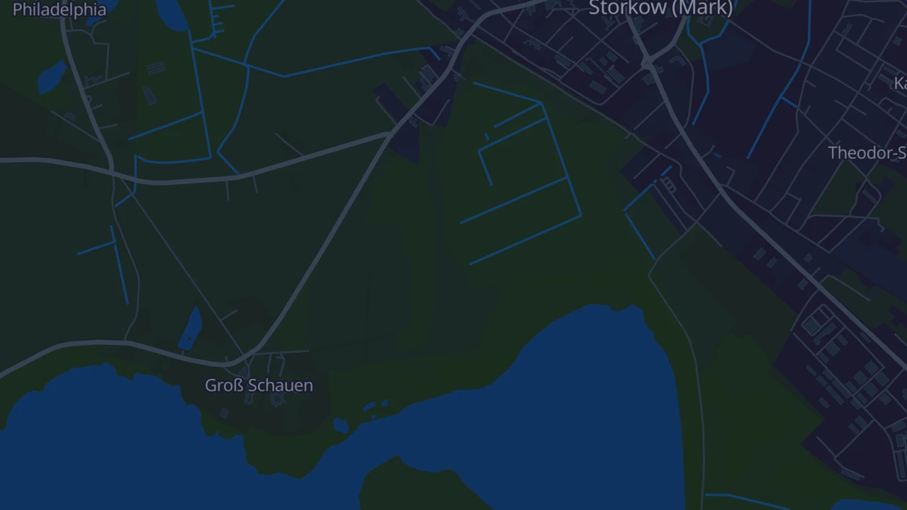 Karte von Storkow